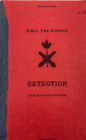 Canadian RCN Navy H.M.C. TAS School Detection Officers Booklet Used Softcover Reference Book Canadian RCN Navy H.M.C. TAS School Detection Officers Booklet Used Softcover Reference Book