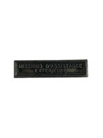 French Army External Assistance Missions Full Size Medal Bar French Army External Assistance Missions Full Size Medal Bar