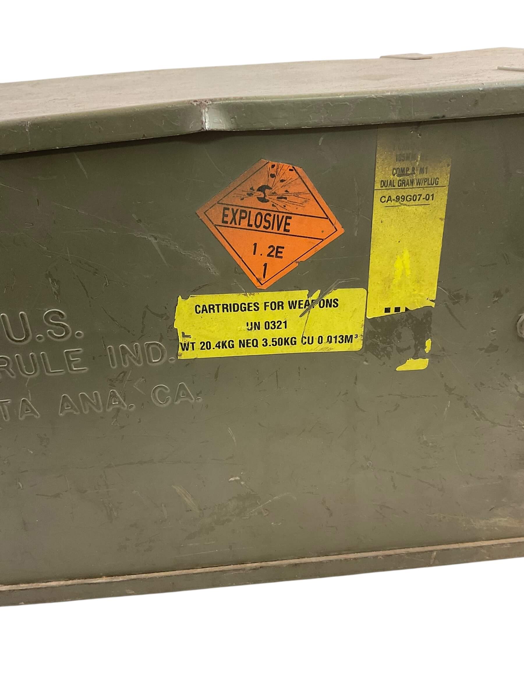 US Army Steel Foot Locker Box 29" X 13 1/2" X 11" EMPTY US Army Steel Foot Locker Box 29" X 13 1/2" X 11" EMPTY