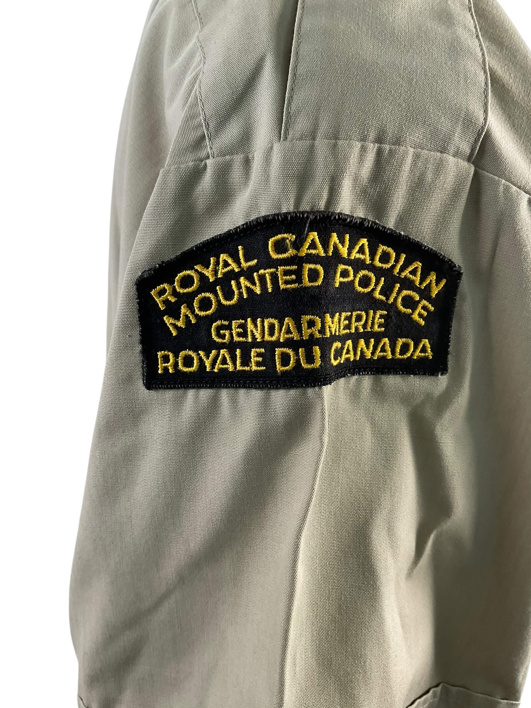 Royal Canadian Mounted Police RCMP Brown Uniform Jacket Size 40 Sergeant Rank With Shirt Royal Canadian Mounted Police RCMP Brown Uniform Jacket Size 40 Sergeant Rank With Shirt