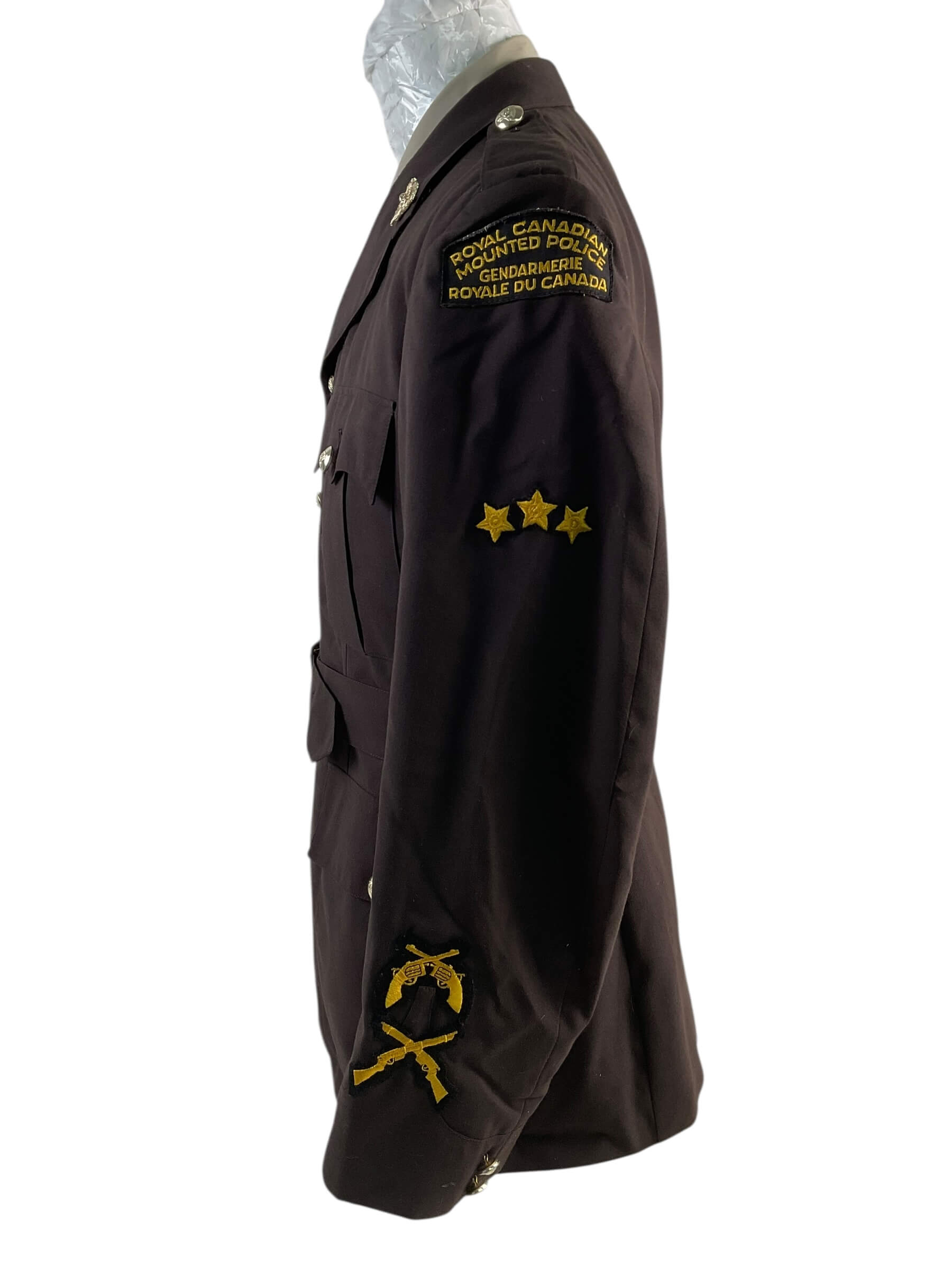 Royal Canadian Mounted Police RCMP Brown Uniform Jacket Size 40 Sergeant Rank With Shirt Royal Canadian Mounted Police RCMP Brown Uniform Jacket Size 40 Sergeant Rank With Shirt