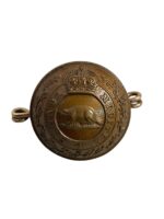 Canadian Militia Medium Size Officers Button Pin Back Canadian Militia Medium Size Officers Button Pin Back