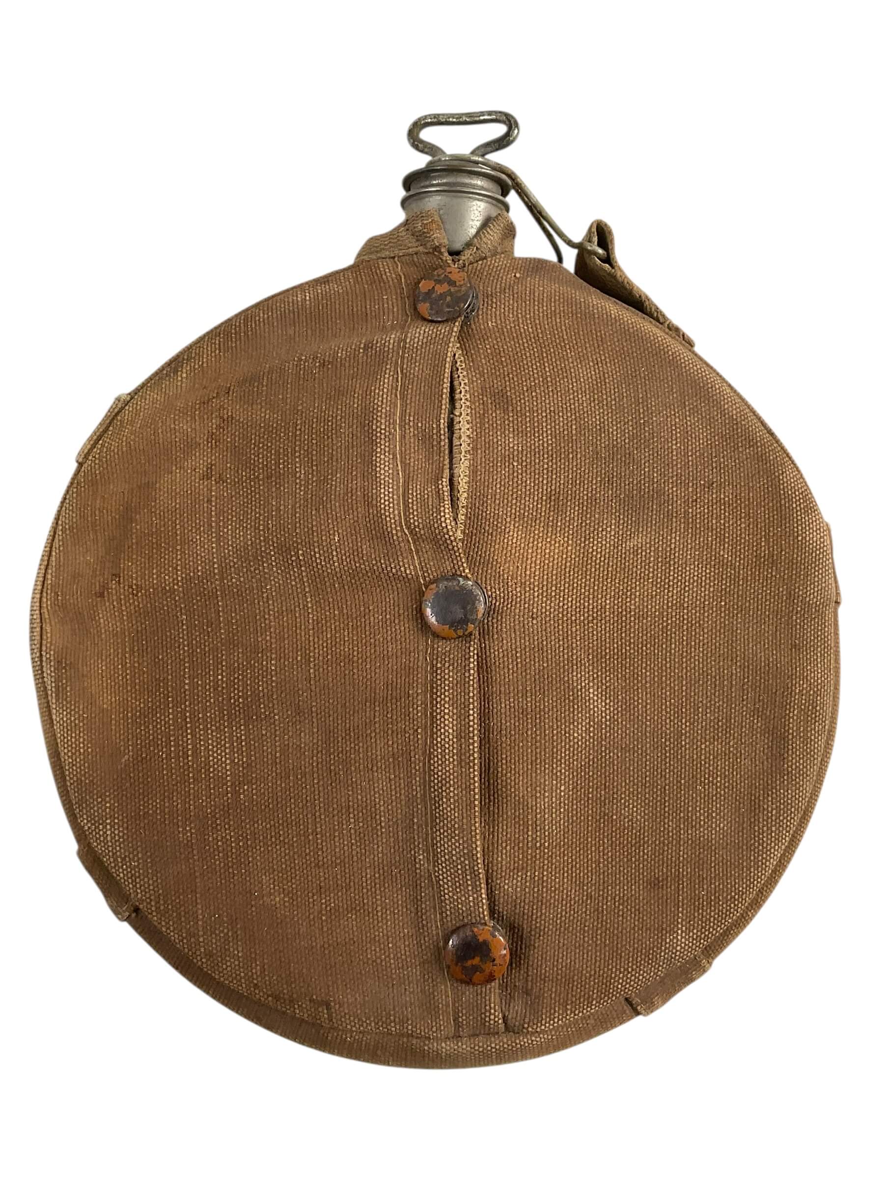 WW1 Canadian CEF Private Purchase Officers Canteen With Cover WW1 Canadian CEF Private Purchase Officers Canteen With Cover