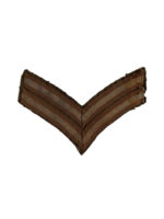 WW1 British BEF Corporal Rank Insignia Single