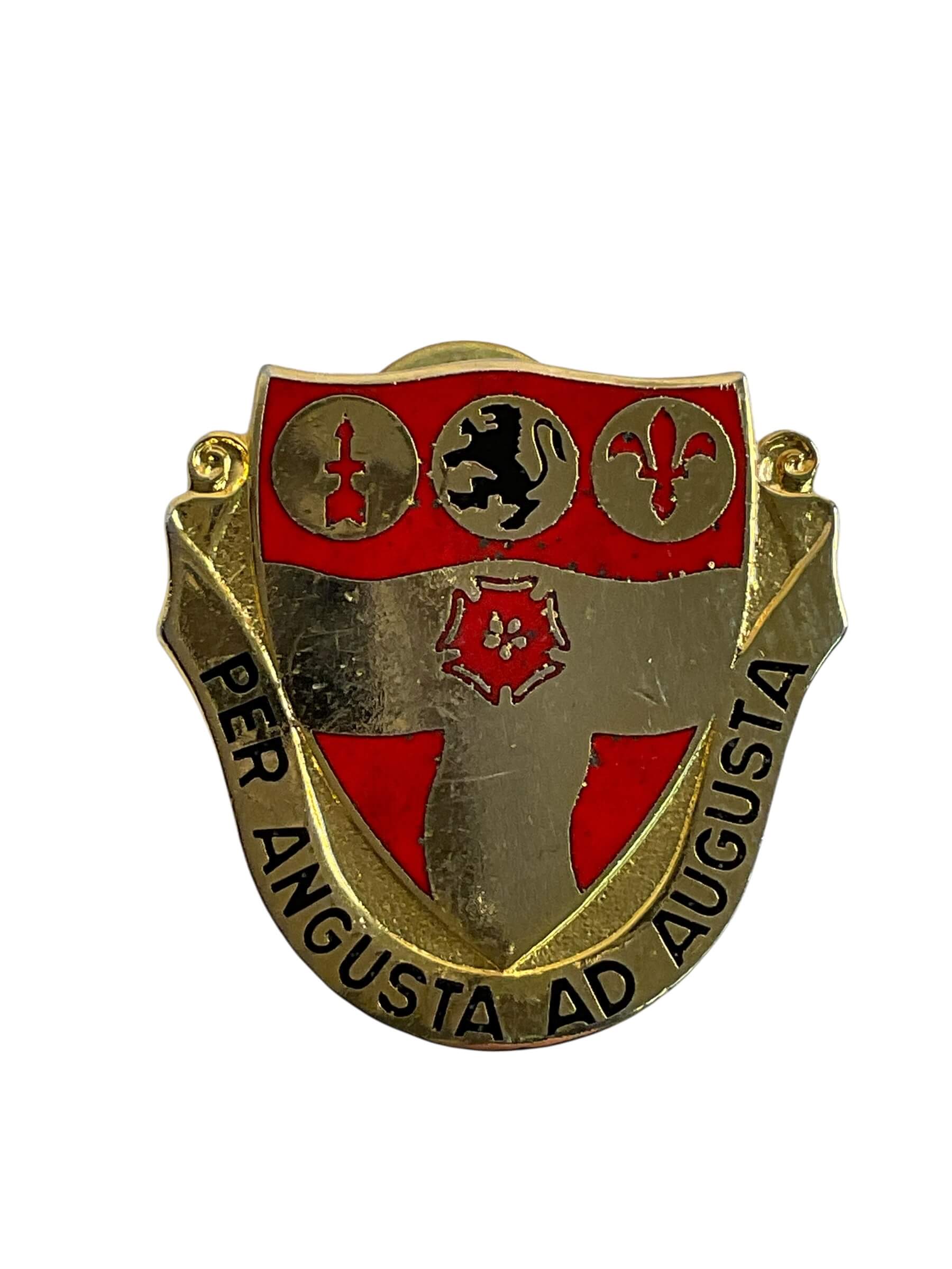 US Army DUI Distinctive Uniform Insignia 218th Field Artillery Regiment Badge Pin US Army DUI Distinctive Uniform Insignia 218th Field Artillery Regiment Badge Pin