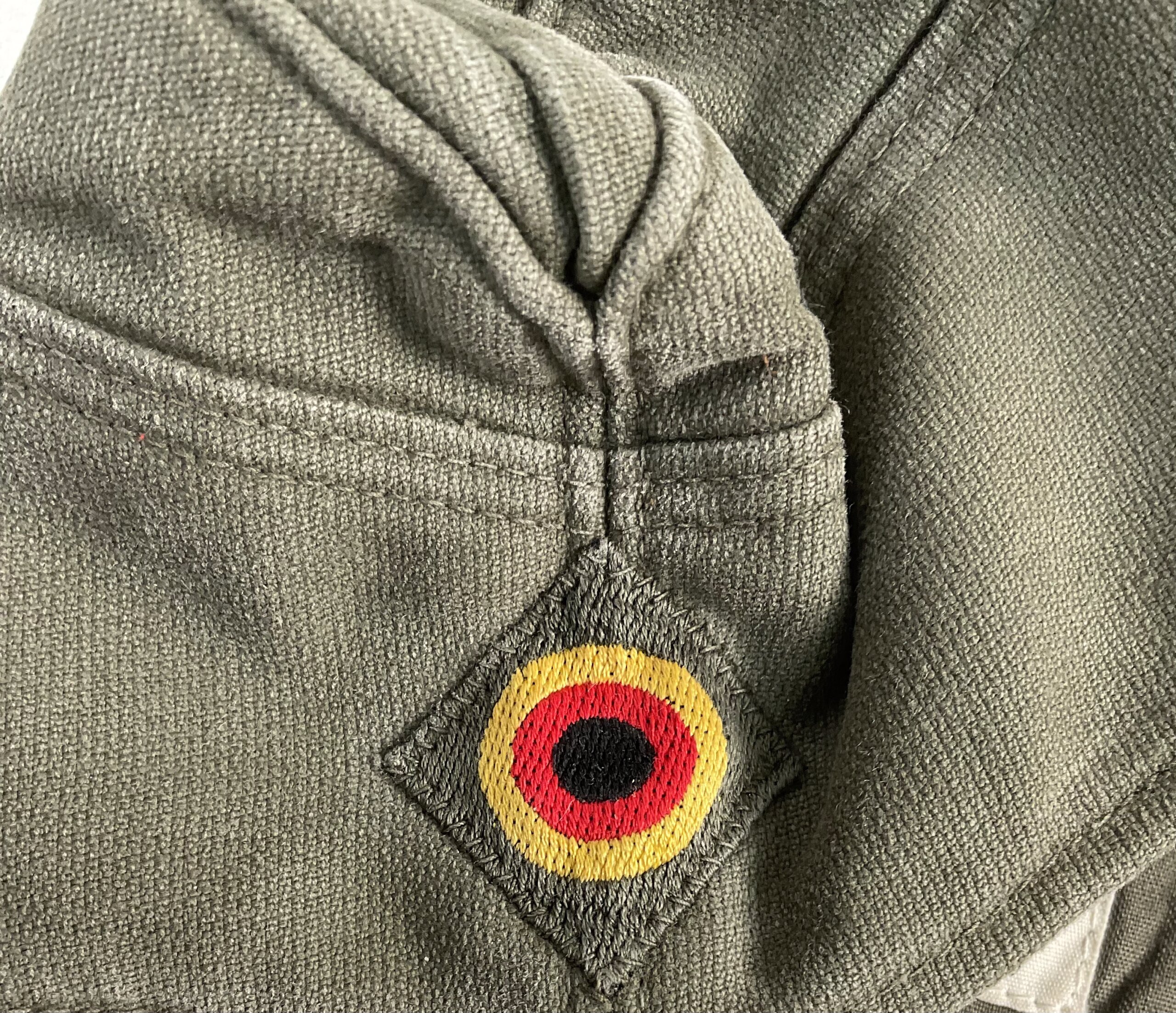 West German Army Moleskin Wedge Cap Size 59 West German Army Moleskin Wedge Cap Size 59