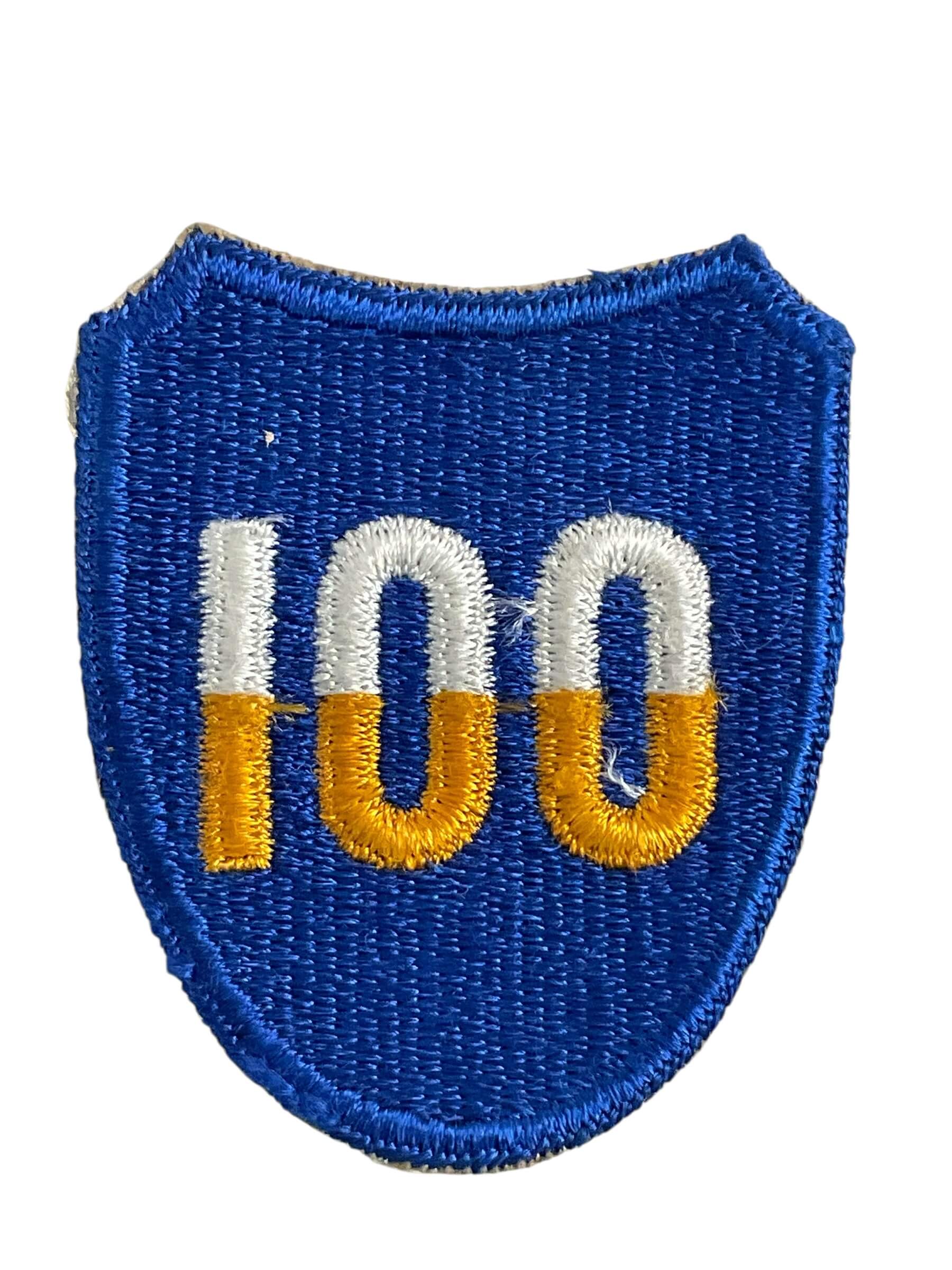 WW2 US Army 100th Infantry SSI Shoulder Sleeve Insigina WW2 US Army 100th Infantry SSI Shoulder Sleeve Insigina