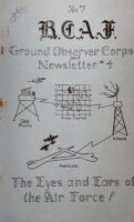 Canadian RCAF No 7 Ground Observer Corps Unit Newsletter No 4 Used Softcover Reference Book Canadian RCAF No 7 Ground Observer Corps Unit Newsletter No 4 Used Softcover Reference Book