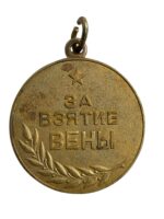 WW2 Russian Soviet Medal For The Capture Of Vienna Full Size Medal