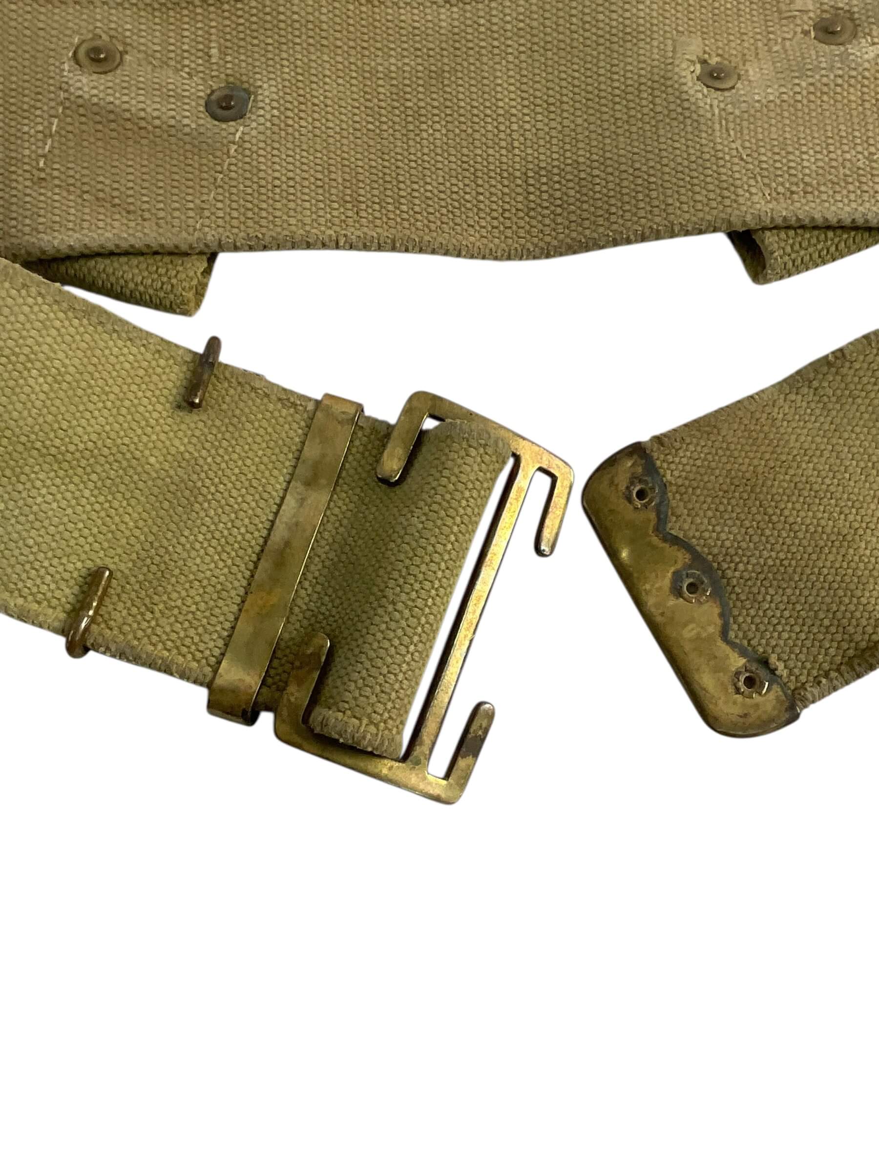 WW1 British BEF P08 Web Belt Size Medium WW1 British BEF P08 Web Belt Size Medium