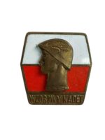 Poland Polish People's Army Outstanding Soldier Badge Pin