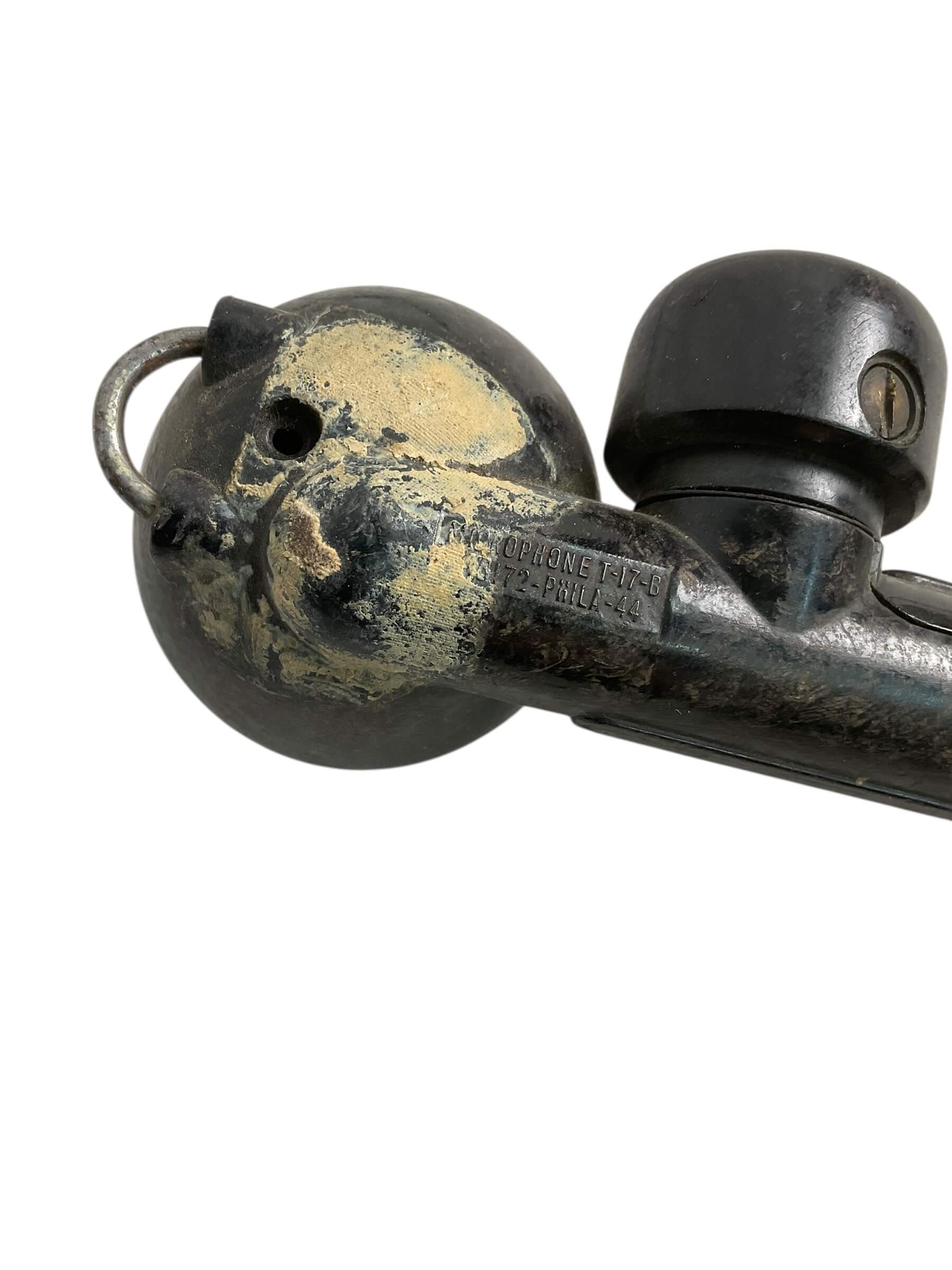 WW2 US Army Microphone T-17 & Lead WW2 US Army Microphone T-17 & Lead