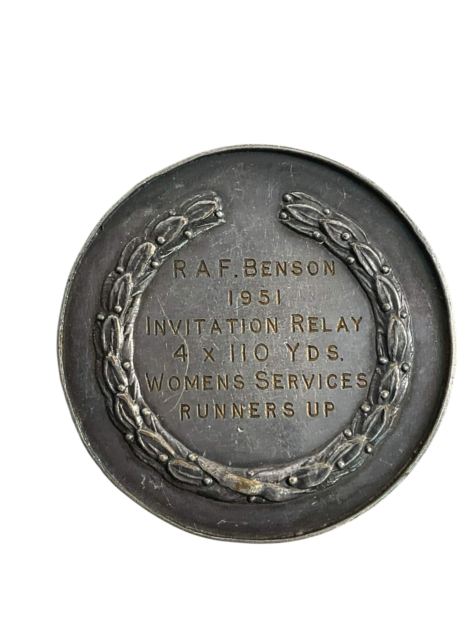 British Women's RAF Benson Relay Runner-Up Medal British Women's RAF Benson Relay Runner-Up Medal