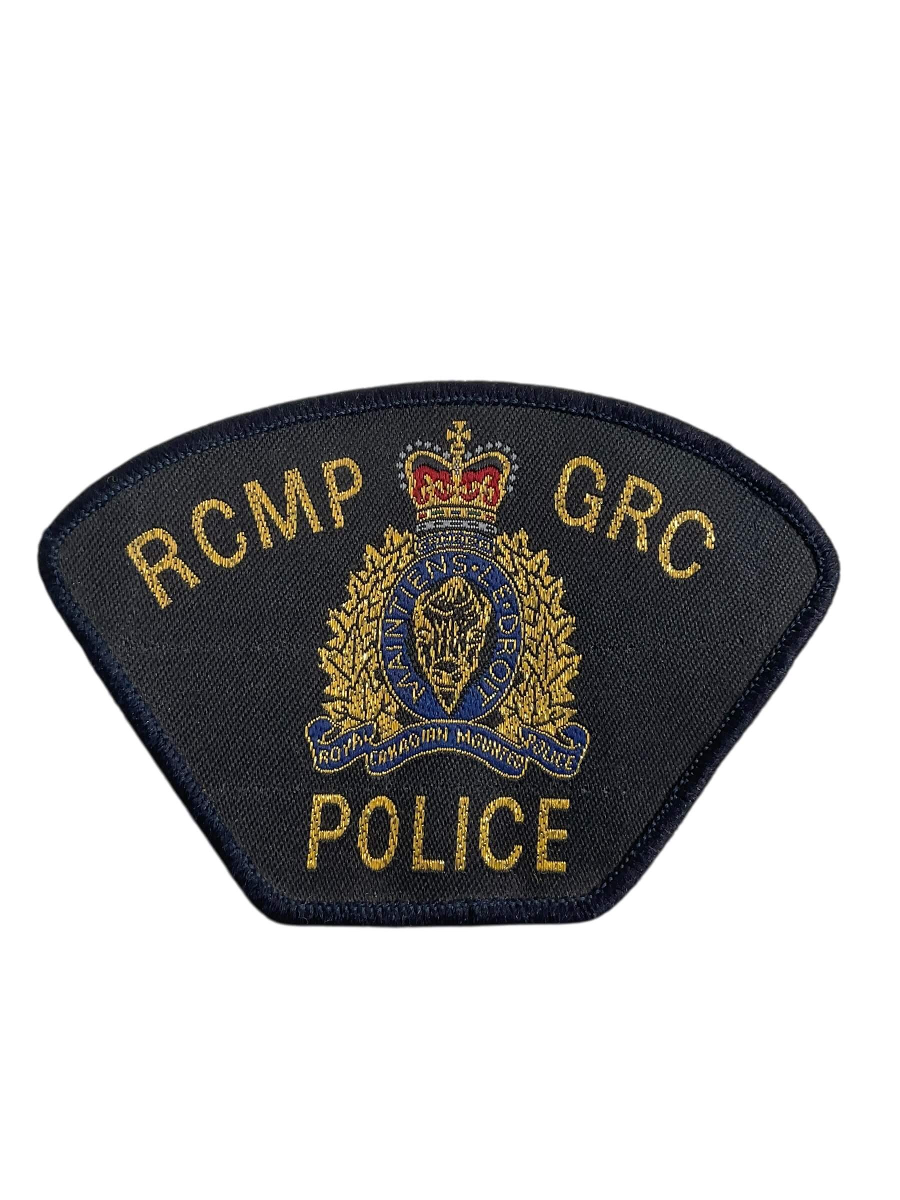 Royal Canadian Mounted Police RCMP Woven Patch Royal Canadian Mounted Police RCMP Woven Patch
