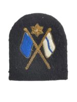 WW2 British Royal Marines Bullion Wire Signals Trade Patch 2nd Class
