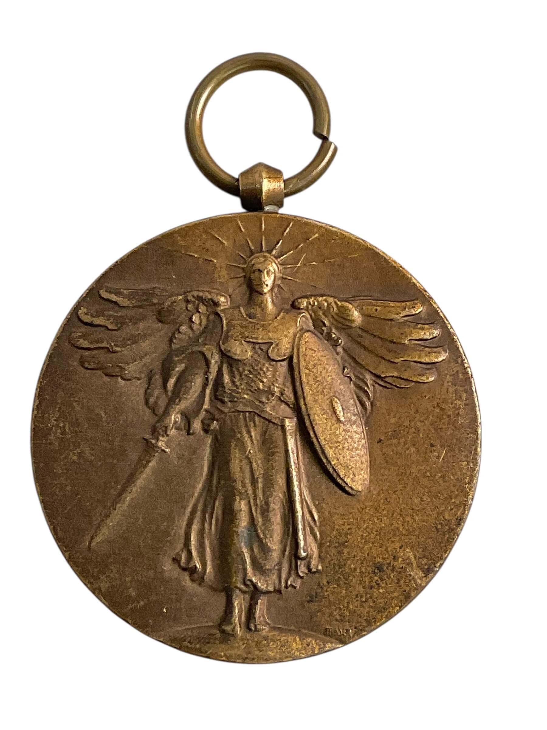 WW1 US AEF Victory Medal Full Size WW1 US AEF Victory Medal Full Size