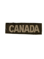 WW2 Canadian CANADA Canvas Shoulder Title Insignia Single