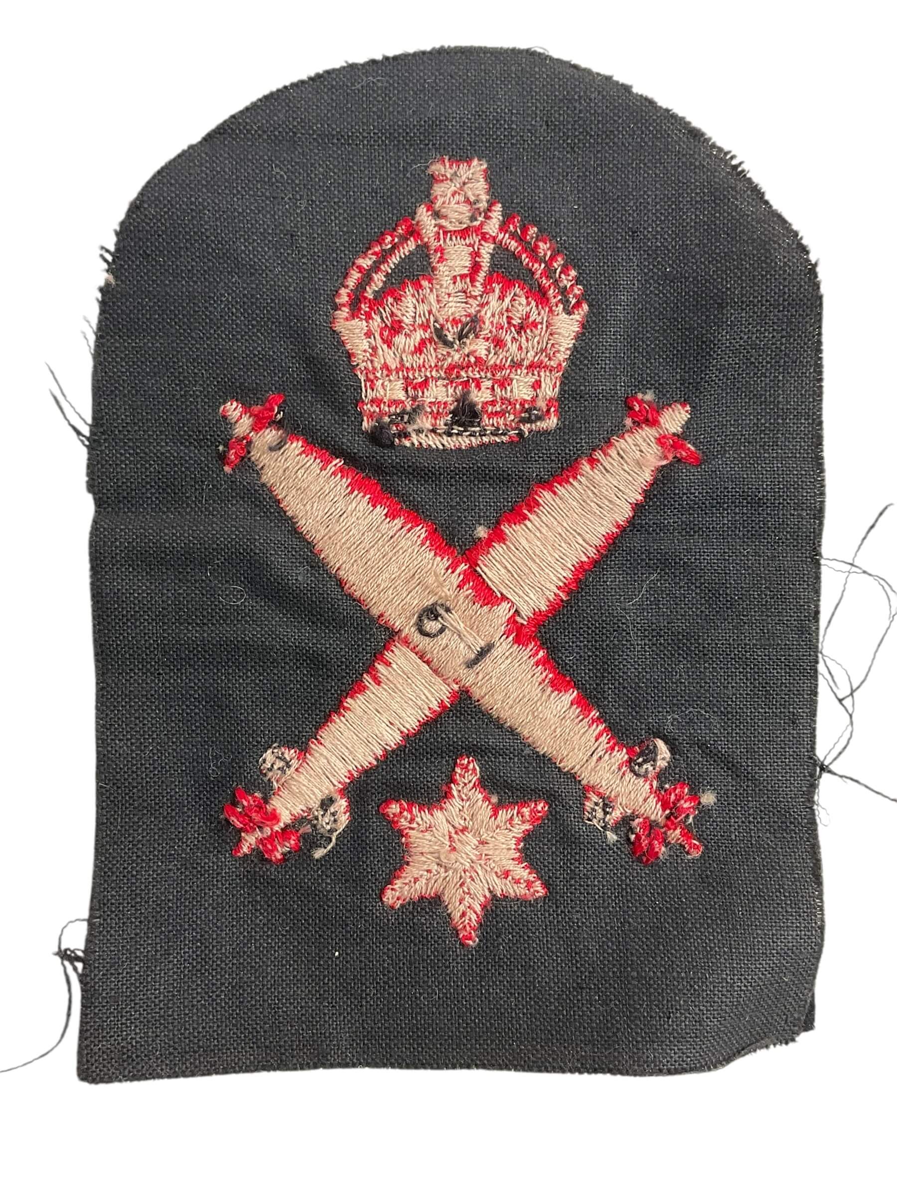 WW2 Canadian RCN Navy Torpedo Gunner Mate Trade Patch WW2 Canadian RCN Navy Torpedo Gunner Mate Trade Patch