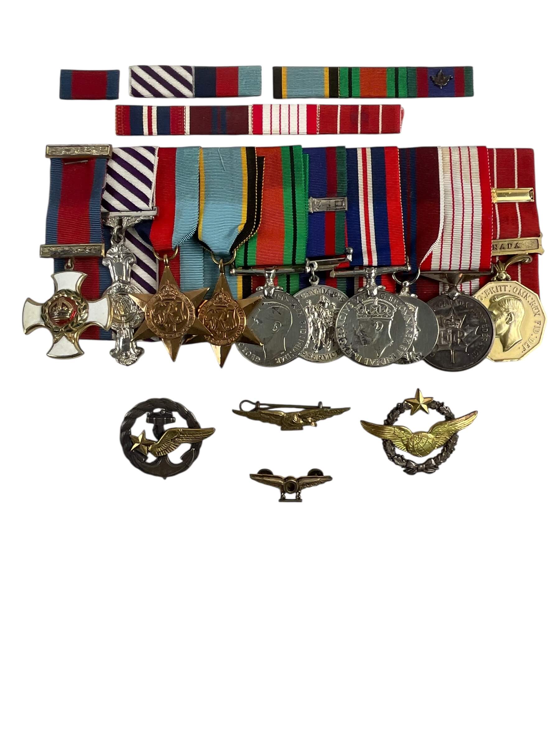 WW2 Canadian RCAF DSO DFC Log Book Pathfinder Medal Group With Research WW2 Canadian RCAF DSO DFC Log Book Pathfinder Medal Group With Research