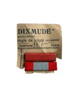 French Ribbon Bar Medal on Card