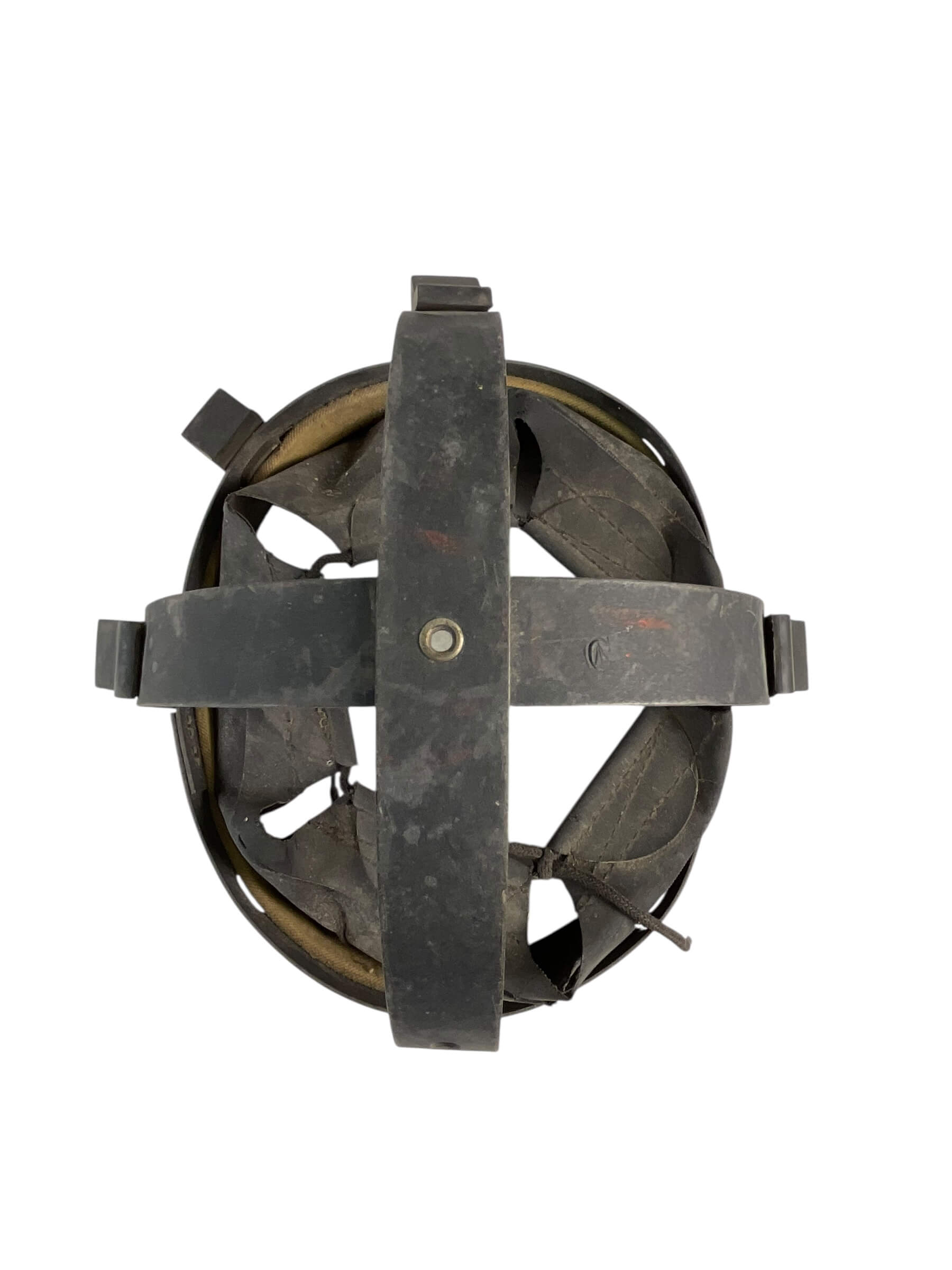 WW2 Canadian Mk2 Helmet Liner Dated 1943 Size 6 7/8 C Broad Arrowed WW2 Canadian Mk2 Helmet Liner Dated 1943 Size 6 7/8 C Broad Arrowed