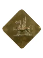 British Royal Welsh Fusiliers Cross Belt Plate British Royal Welsh Fusiliers Cross Belt Plate