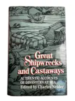 Great Shipwrecks and Castaways Authentic Accounts of Disasters at Sea Used Hardcover Reference Book