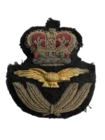 Canadian RCAF Officers Peak Cap Hat Badge Canadian RCAF Officers Peak Cap Hat Badge