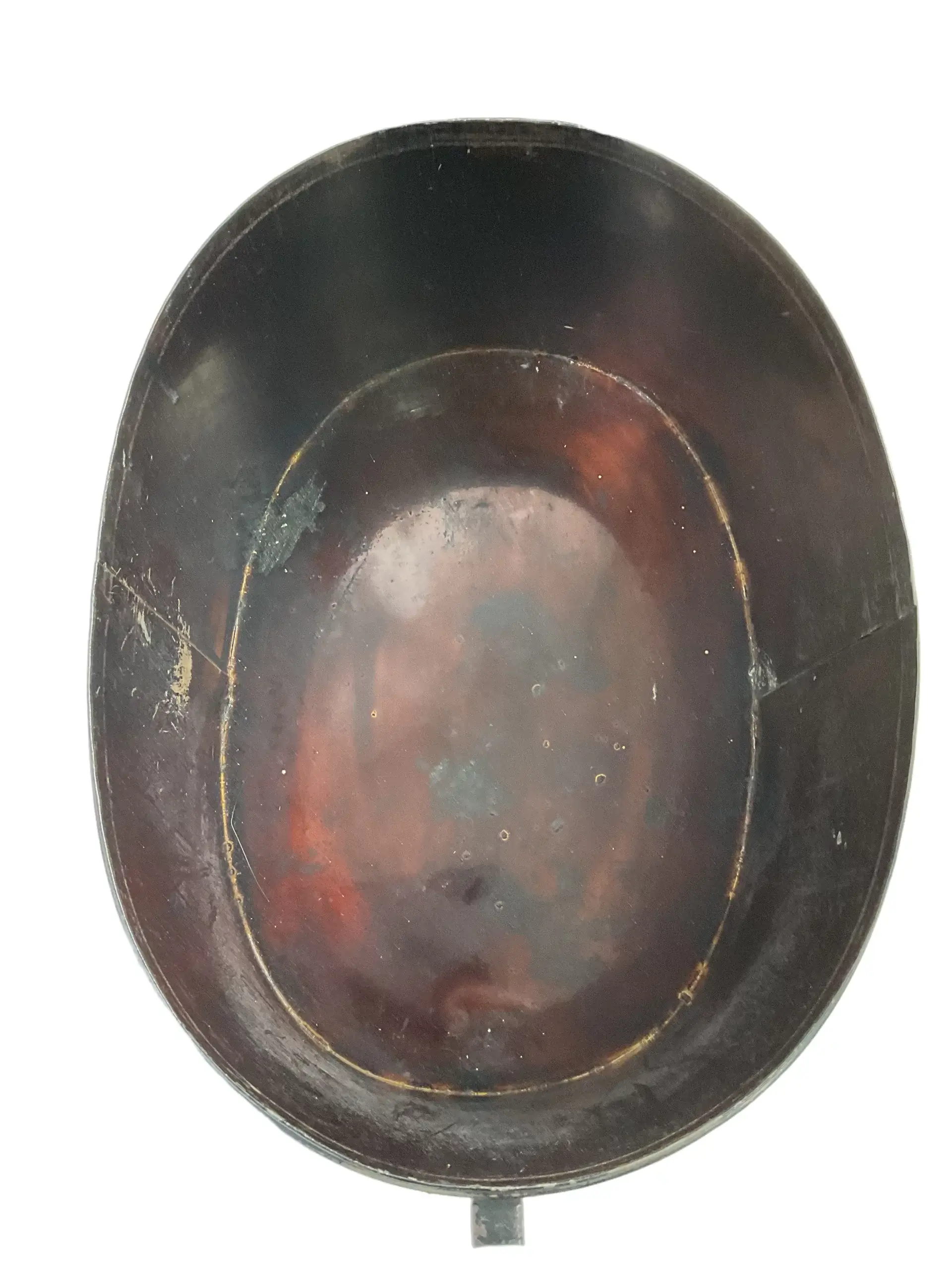 Pre WW1 British Officers Home Service Worcestershire Regiment Helmet Carrier Tin Pre WW1 British Officers Home Service Worcestershire Regiment Helmet Carrier Tin