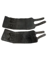 WW2 British Army Black Leather Gaiters