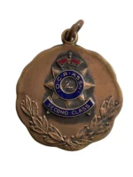 WW2 Canadian Dominion of Canada Rifle Association Second Class Bronze Medallion