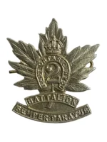 WW1 Canadian CEF 2nd Battalion Cap Badge WW1 Canadian CEF 2nd Battalion Cap Badge