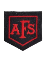 WW2 British Auxiliary Fire Service Patch Starch Back WW2 British Auxiliary Fire Service Patch Starch Back