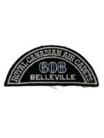 Royal Canadian Air Cadets 608 Squadron Belleville Shoulder Title Insignia Patch Royal Canadian Air Cadets 608 Squadron Belleville Shoulder Title Insignia Patch