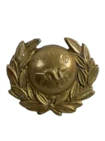 British Victorian Border Regiment China Collar Insignia Single British Victorian Border Regiment China Collar Insignia Single