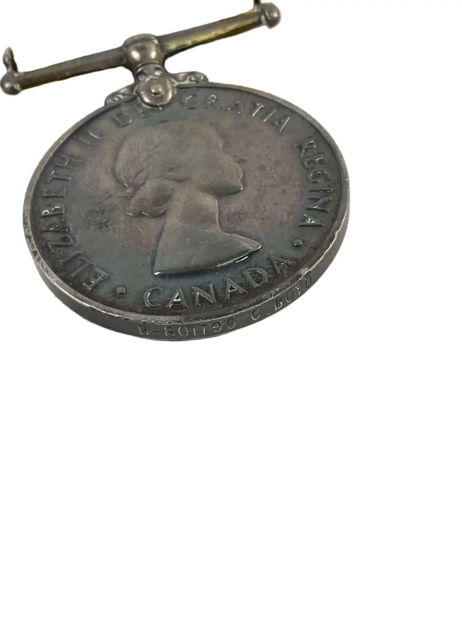 Canadian Army Korean War Named Service Medal Full Size Canadian Army Korean War Named Service Medal Full Size