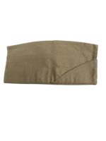 US Army Korean War Tan Garrison Cap Size 7 With Service Number Dated 1952