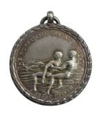British Royal Lifesaving Society Award of Merit Named W.J. Reynolds 1935 Sterling Sliver