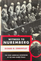 WW2 US German Witness to Nuremberg Used Hardcover Reference Book