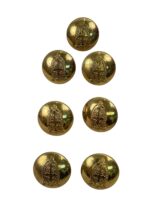 WW2 Canadian Regiment de Chateauguay Officers Large Size Buttons X 7