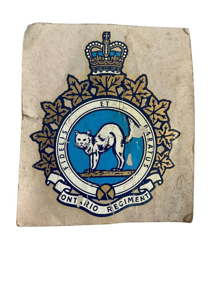 Canadian Army Ontario Regiment Window Decal Canadian Army Ontario Regiment Window Decal