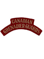 WW2 Canadian Grenadier Guards Shoulder Title Insignia Single (1)