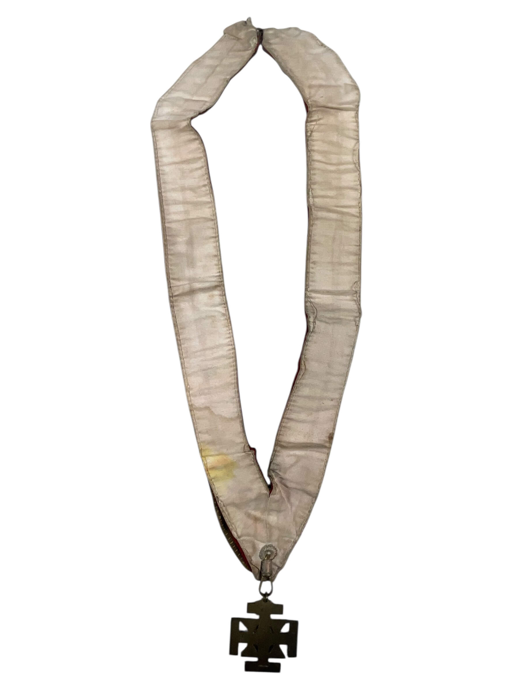 Masonic Order Scottish Rite 32nd Degree Medal With Collar Full Size Sterling Silver Masonic Order Scottish Rite 32nd Degree Medal With Collar Full Size Sterling Silver