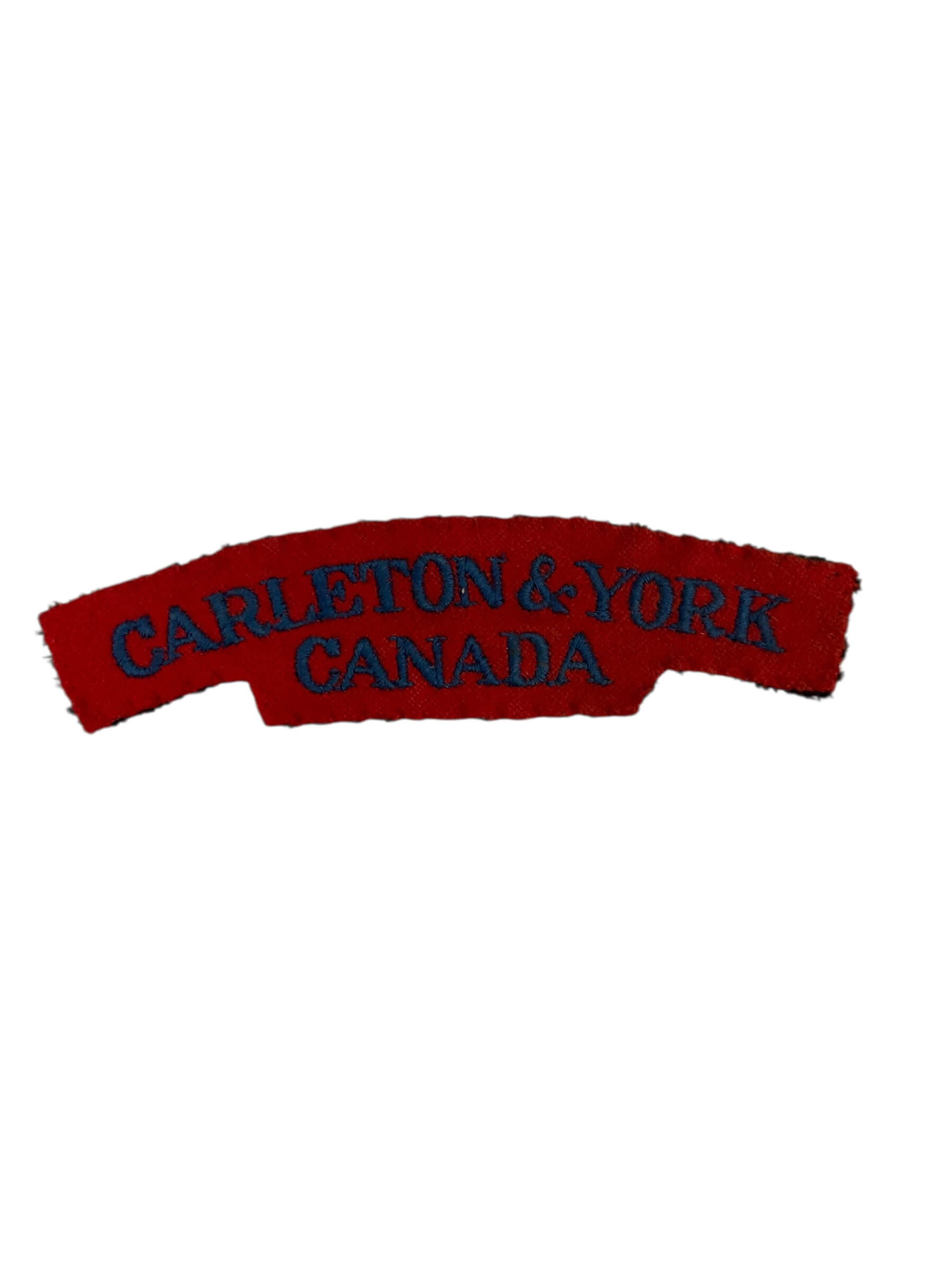 WW2 Canadian Carleton and York Shoulder Title Insignia Single WW2 Canadian Carleton and York Shoulder Title Insignia Single