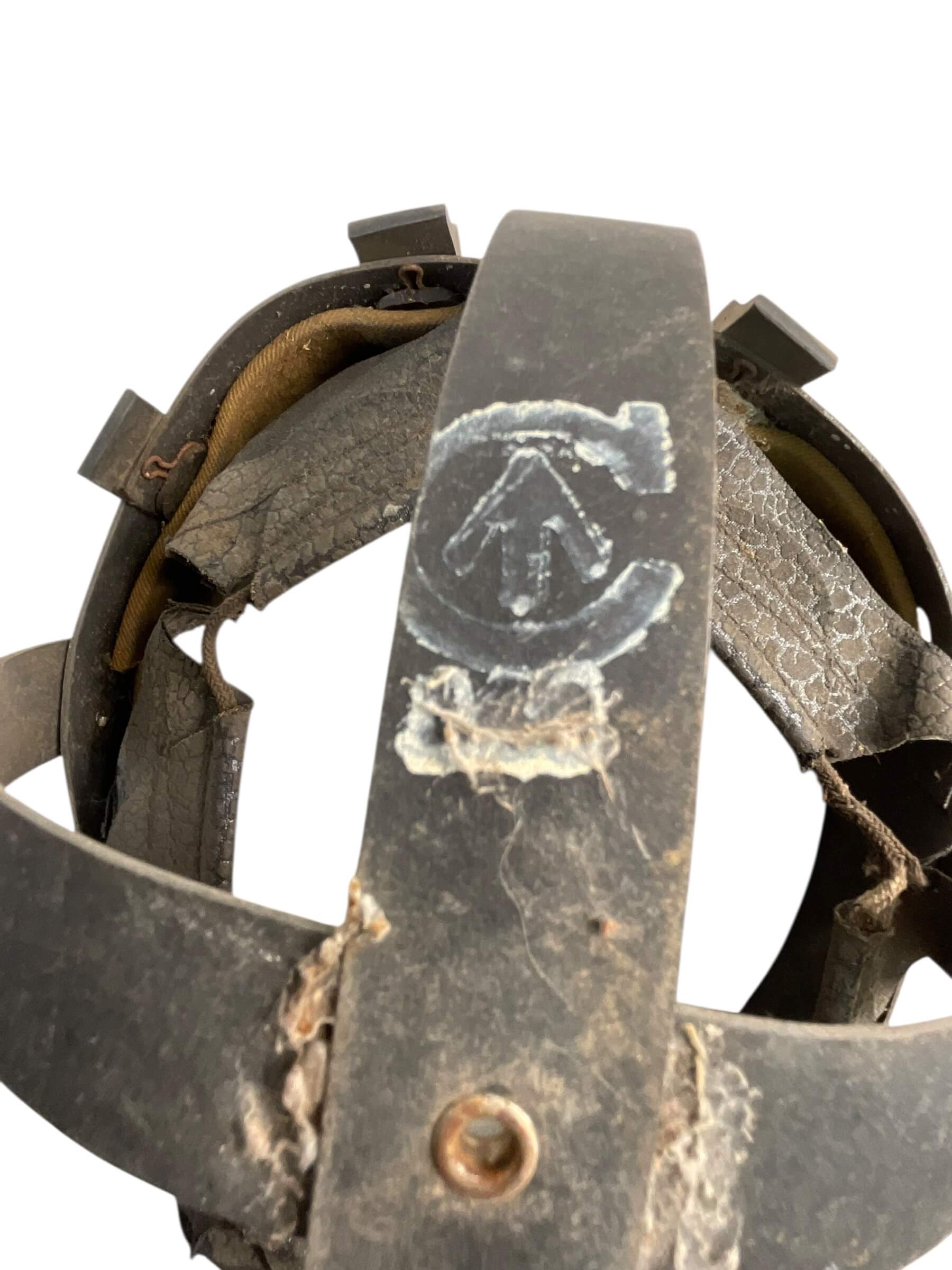 WW2 Canadian Mk2 Helmet Liner Dated 1942 Size 7 1/2 C Broad Arrowed WW2 Canadian Mk2 Helmet Liner Dated 1942 Size 7 1/2 C Broad Arrowed