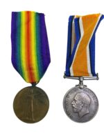 WW1 Canadian CEF Medal Group Pair 472767 I.S. Johnson 52nd Battalion