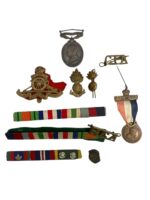 WW2 Canadian RCA Efficiency Medal With Canada Bar Grouping BDR D.P. Munro