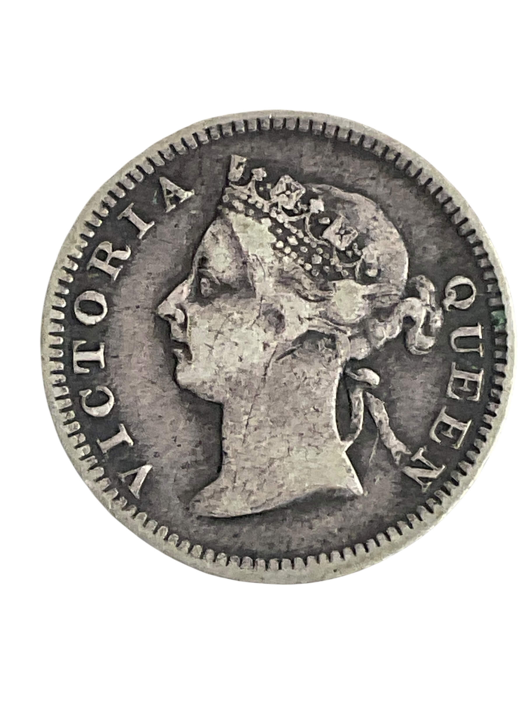 Hong Kong 5 Cents Silver Coin Dated 1901 Hong Kong 5 Cents Silver Coin Dated 1901