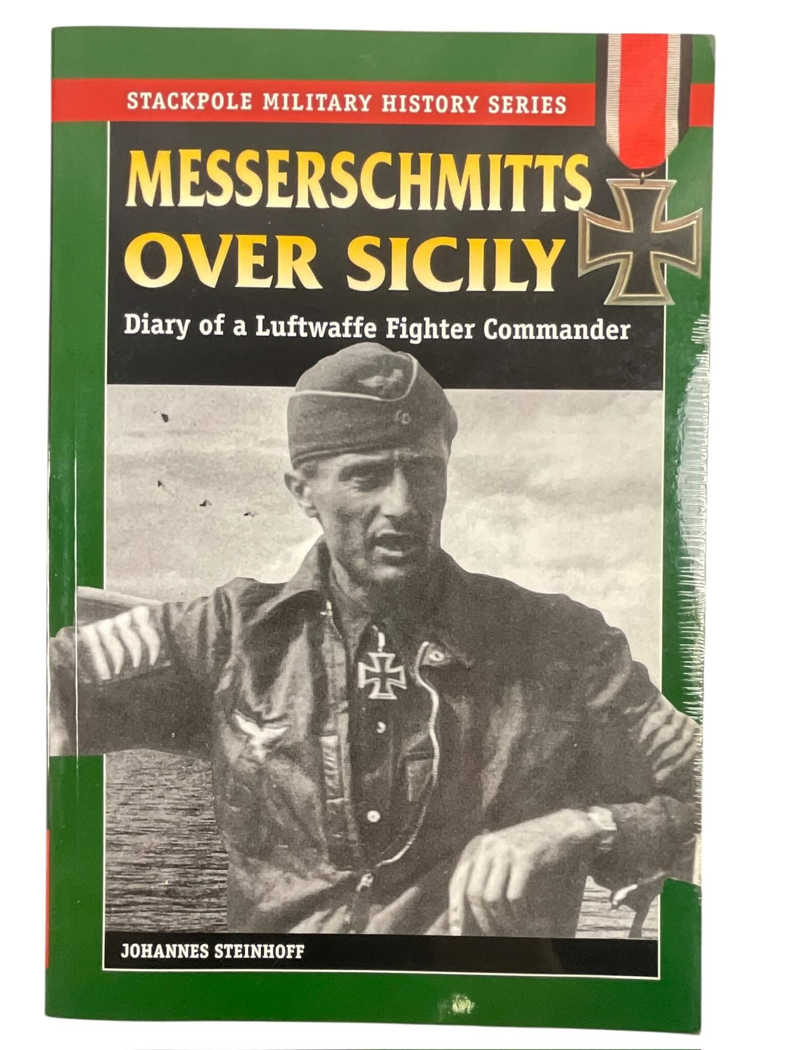 WW2 German Luftwaffe Messerschmitts Over Sicily Stackpole Used Softcover Reference Book WW2 German Luftwaffe Messerschmitts Over Sicily Stackpole Used Softcover Reference Book