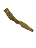 British Gold Sword Knot With Maroon Stripes British Gold Sword Knot With Maroon Stripes